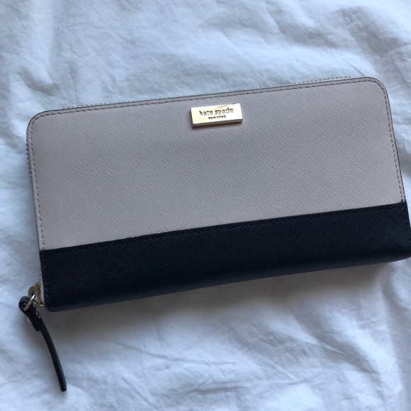 Kate Spade wallet - black and beige/stone - Picture 10 of 10